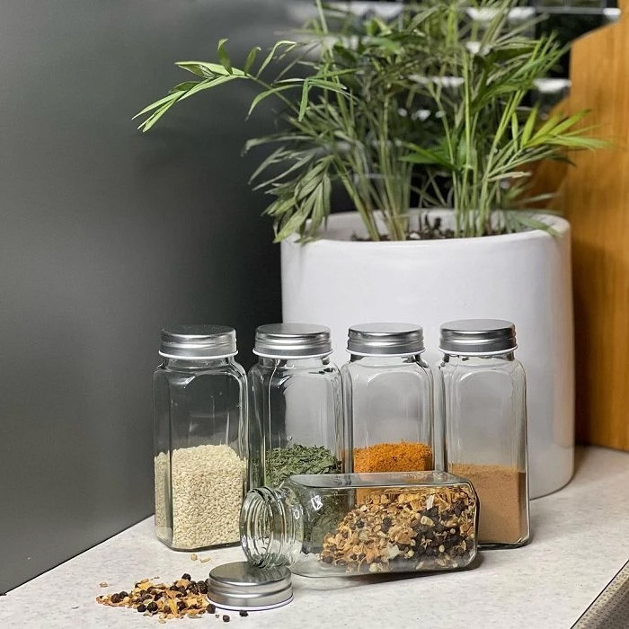 جا ادویه مدل مکارتی چارگوش کد 1 مجموعه 6 عددی