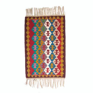 گلیم دستباف یک و نیم متری مدل ماهور