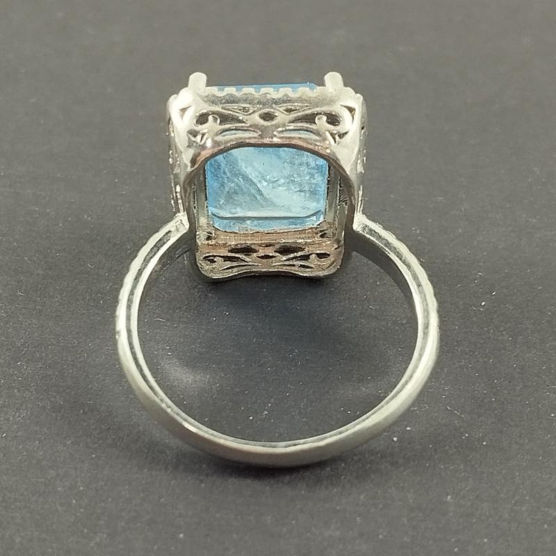 انگشتر نقره زنانه سلین کالا مدل توپاز کد 30