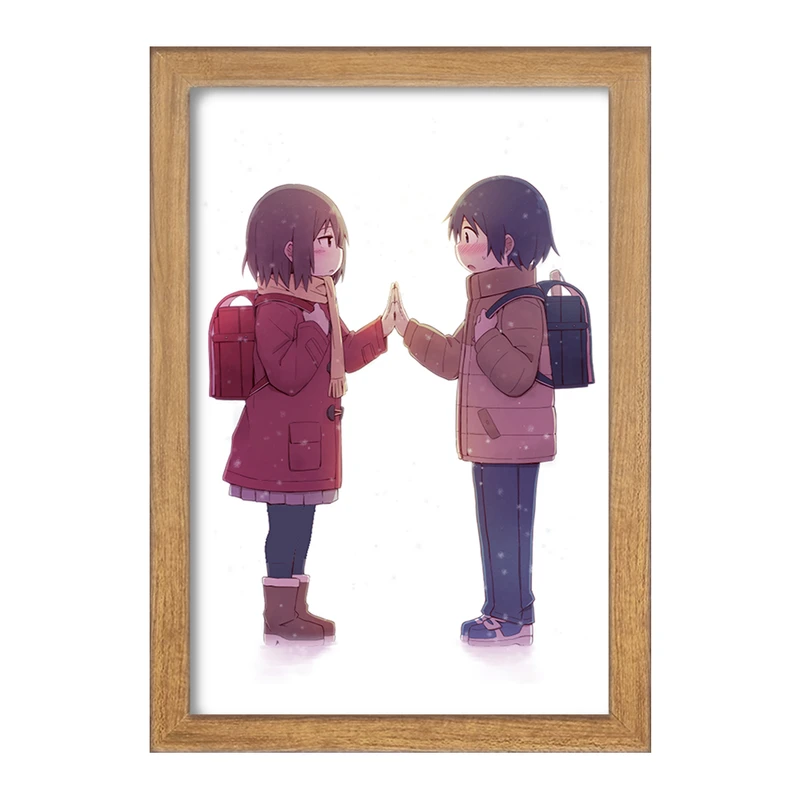 تابلو خندالو مدل ساتورو و کایو انیمه اریزد کد 32220