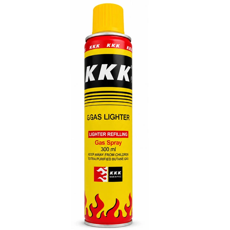 گاز فندک مدل GAS LIGHTER حجم 300 میلی لیتر 