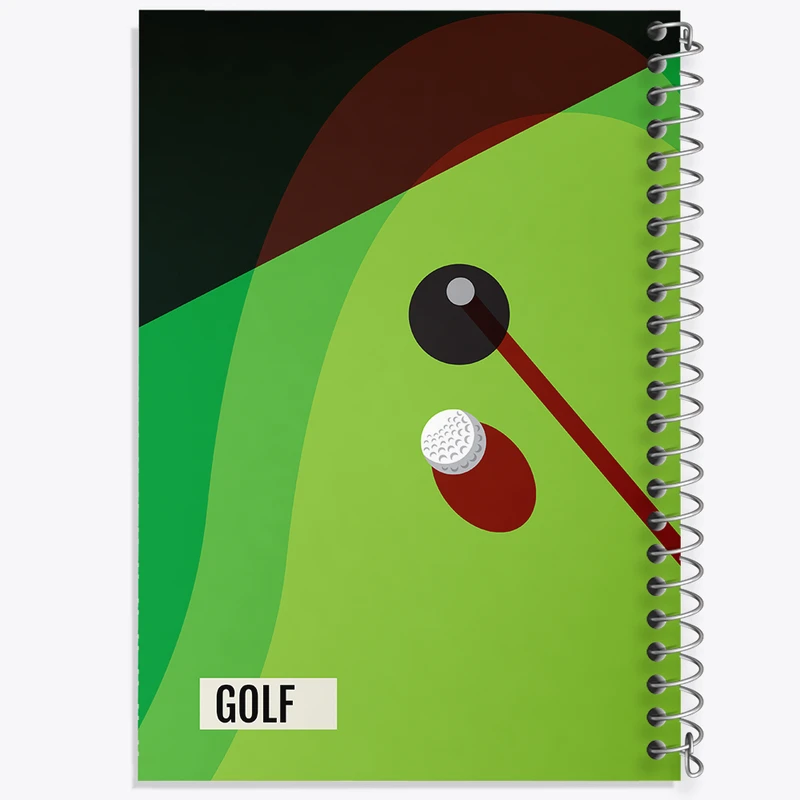 دفتر نت موسیقی 50 برگ خندالو مدل گلف کد N794