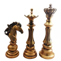 مجسمه دنیا دکوری سرمد مدل شطرنج کد 0 مجموعه 3 عددی