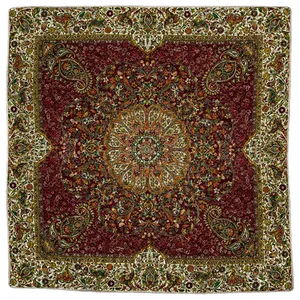 رومیزی ترمه ابریشم طرح افشار کد z