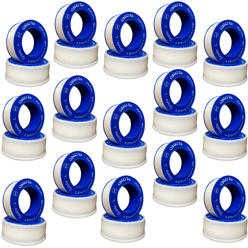 نوار تفلون دنا تفلون مدل استاندارد 10M کد D1 بسته 15 عددی