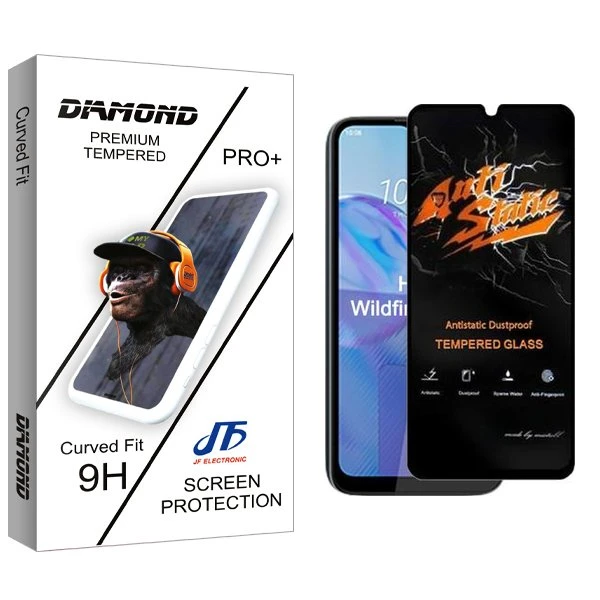 محافظ صفحه نمایش جی اف مدل Diamond Antistatic مناسب برای گوشی موبایل اچ تی سی Wildfire E Star
