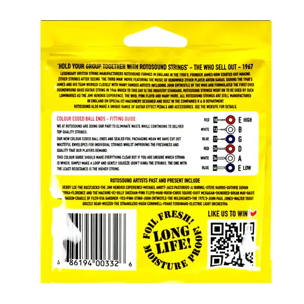 سیم گیتار آکوستیک روتوساند مدل TB11