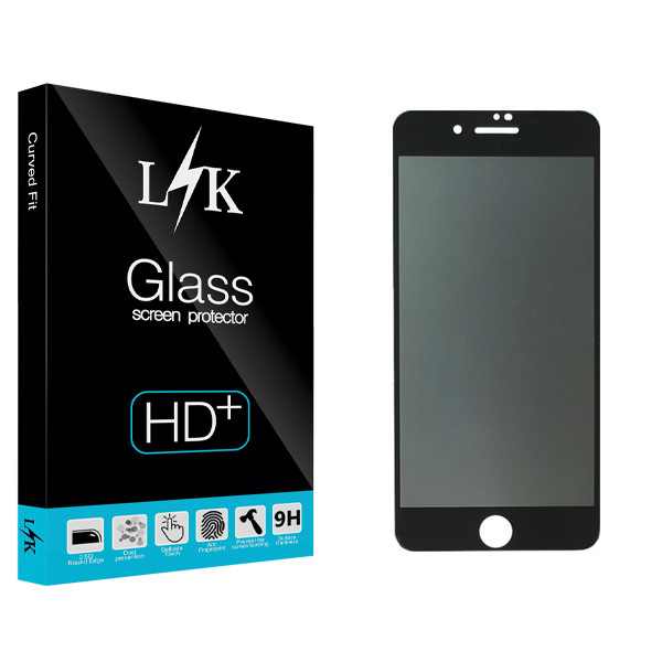 محافظ صفحه نمایش حریم شخصی ال کی مدل +LITE مناسب برای گوشی موبایل اپل iphone 7 Plus