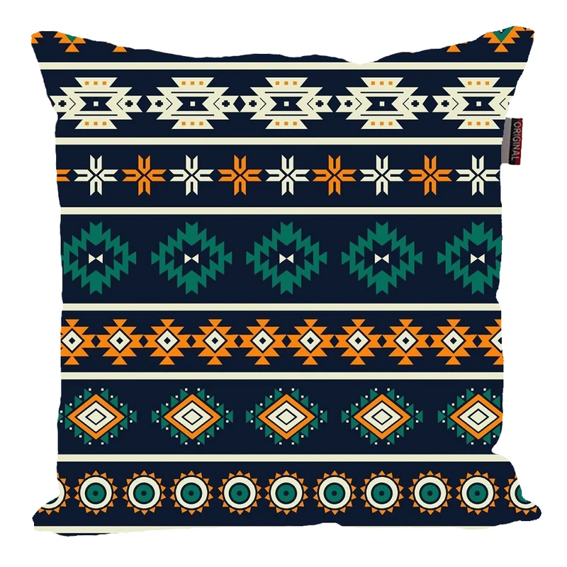 کوسن پاد آفرین مدل سنتی طرح گلیم فرش کد PK30374