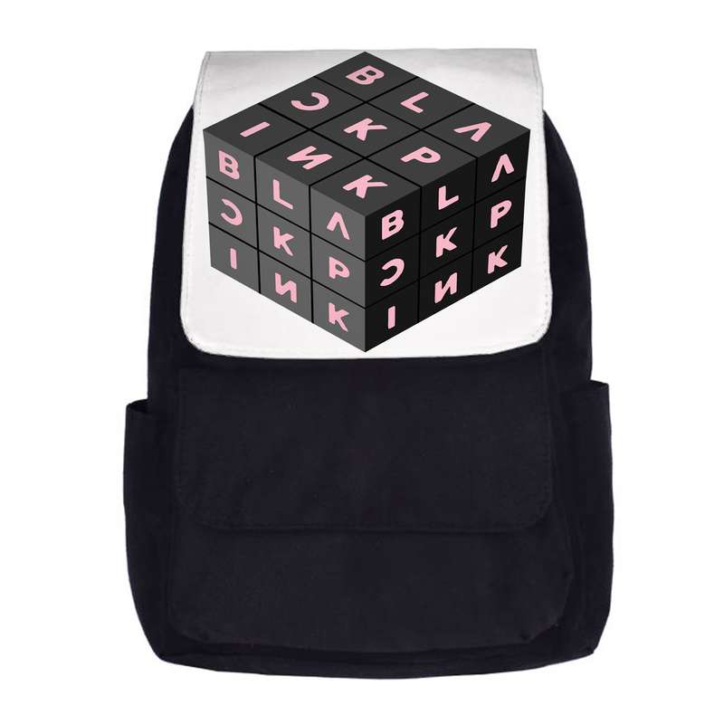 کوله پشتی دخترانه طرح black pink کد kp297