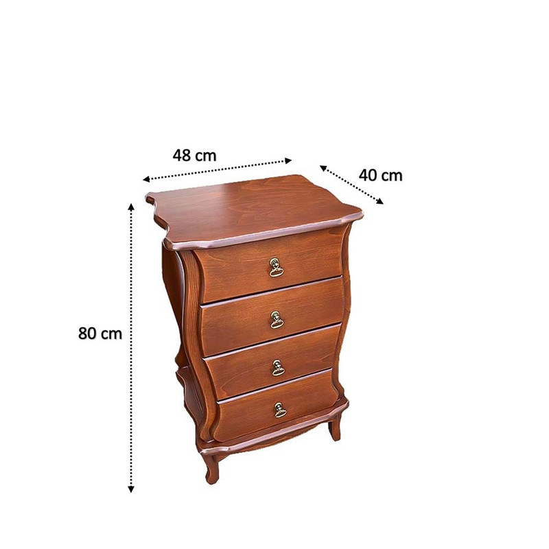 میز تلفن مدل چهار کشو کد K400