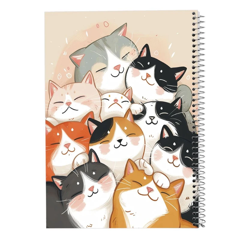 دفتر لیست خرید 50 برگ مدوپد مدل سگ و گربه کد DF17372