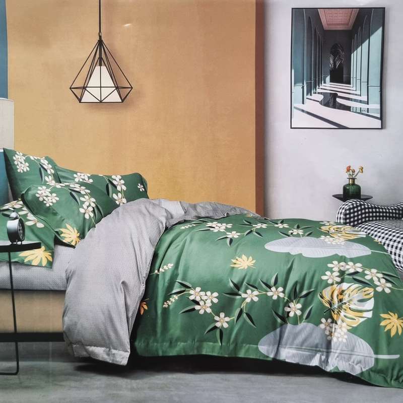 سرویس ملحفه مدل آکسفورد کد LS 708 دو نفره 3 تکه