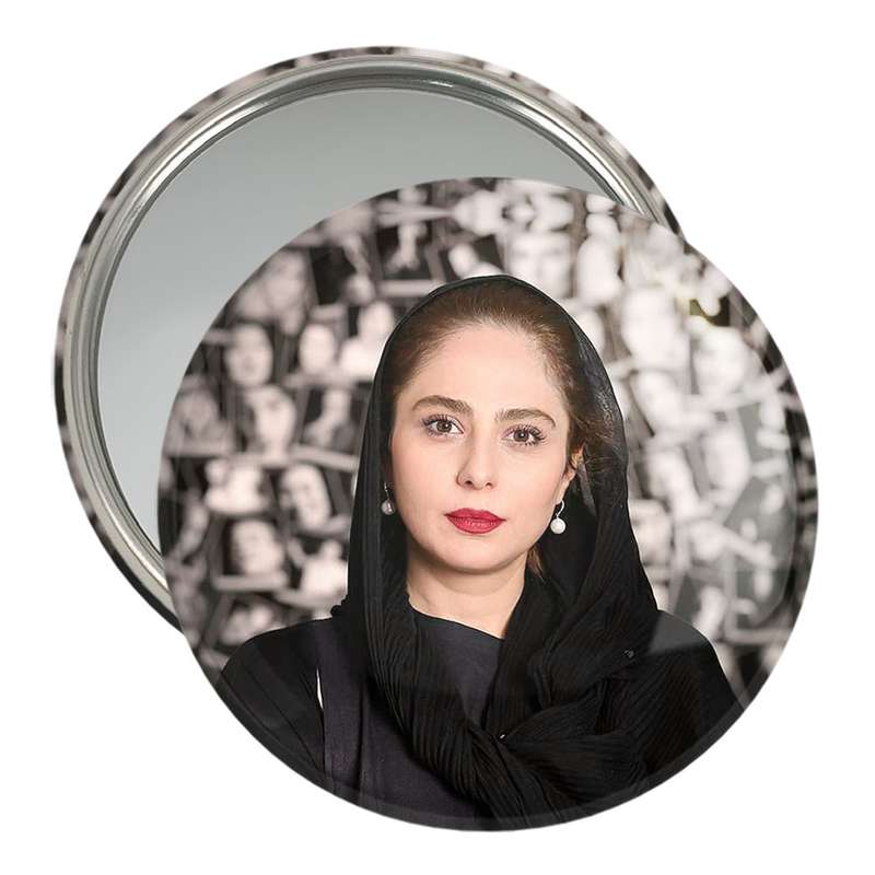 آینه جیبی خندالو مدل رعنا آزادی ور  کد 6236