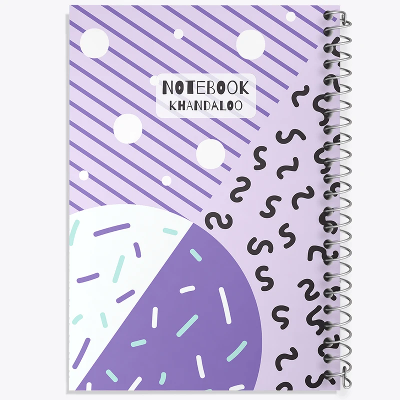 دفتر نت موسیقی 50 برگ خندالو مدل فانتزی کد N1536