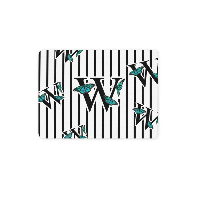 ماوس پد ترمه طراحان ایده مدل حرف W پروانه ای کد cfp3025