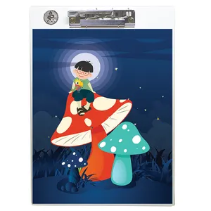تخته شاسی طه چوب  مدل Boy mushroom01 سایز A4