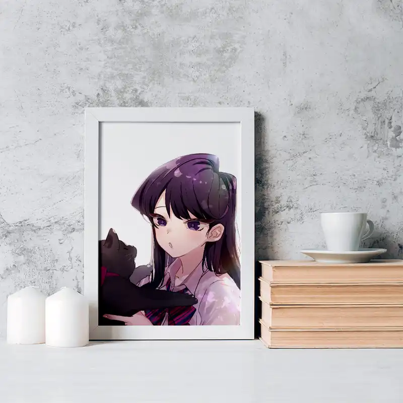 تابلو خندالو مدل انیمه کومی سان کد 16118