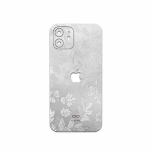 MAHOOT Silver-Wildflower Cover Sticker for Apple iPhone 12
