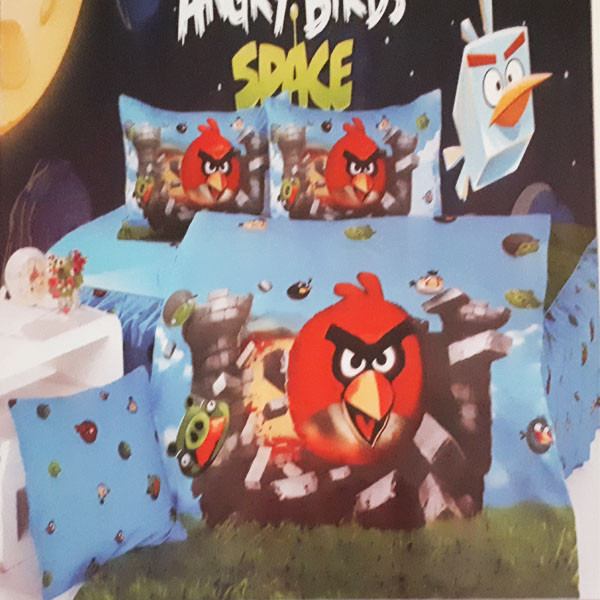 سرویس خواب مدل ANGIRY BERD یکنفره 3 تکه