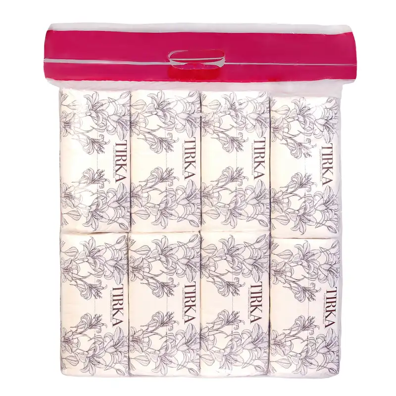 دستمال کاغذی 250 برگ تیرکا مدل اقتصادی بسته 8 عددی