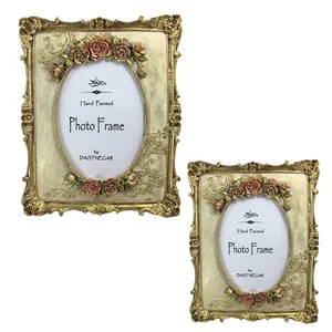 قاب عکس دست نگار مدل دیواری S-M مجموعه 2 عددی