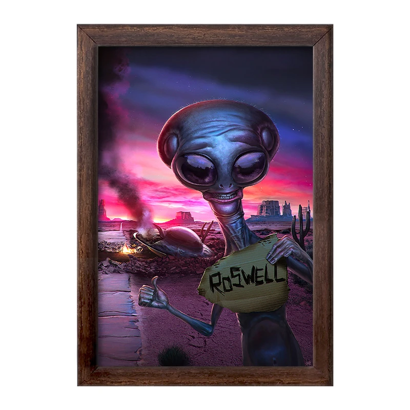 تابلو خندالو طرح آدم فضایی کد F184