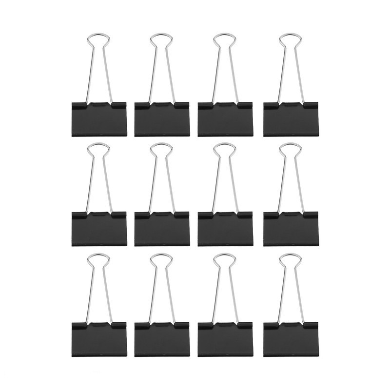 گیره کاغذ دوبل دی ال کد 678 بسته 12 عددی