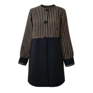 پالتو زنانه مدل گندمی کد 291