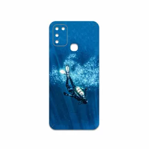 MAHOOT Scuba-Diving Cover Sticker for Infinix Hot 10 Play