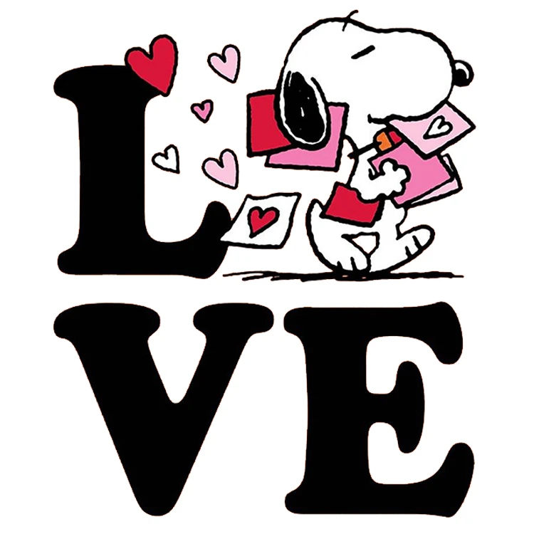 استیکر پارچه و لباس پاد آفرین مدل کارتون اسنوپی کد DKST273