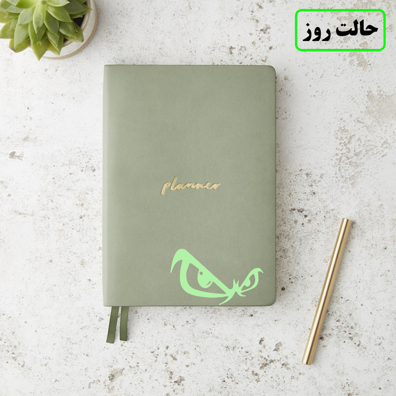 استیکر کلید و پریز مدل شبنما طرح چشم عقاب