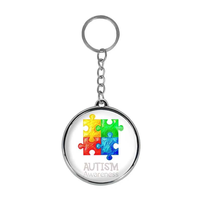 جاکلیدی خندالو طرح اتیسم Autism مدل دوطرفه کد 2673326734