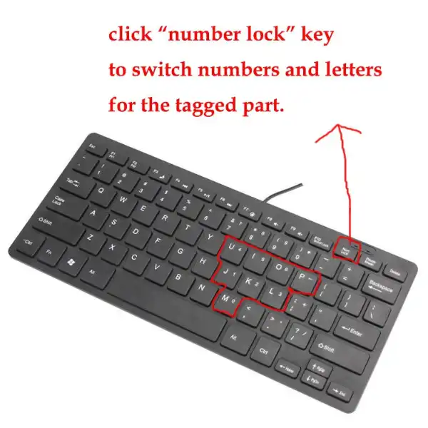 مینی کیبورد مدل K-808