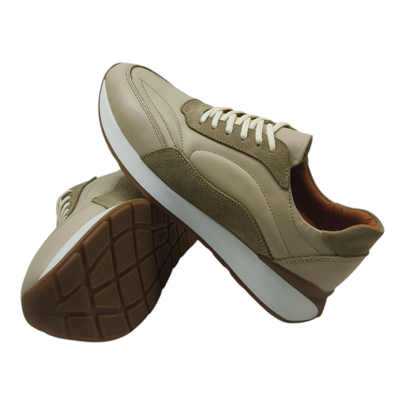 کفش روزمره زنانه چرم قائم مدل Z107