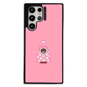 AKAM AMCWSGS22U-BROWN3 Cover For Samsung Galaxy S21 Ultra