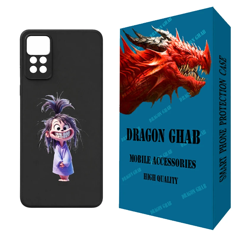 کاور دراگون قاب مدل CHPD طرح Black کد 002 مناسب برای گوشی موبایل شیائومی Redmi Note 11 Pro
