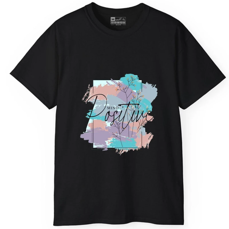 تی‌شرت آستین کوتاه مردانه پاد آفرین مدل کلمه انگلیسی کد 1962