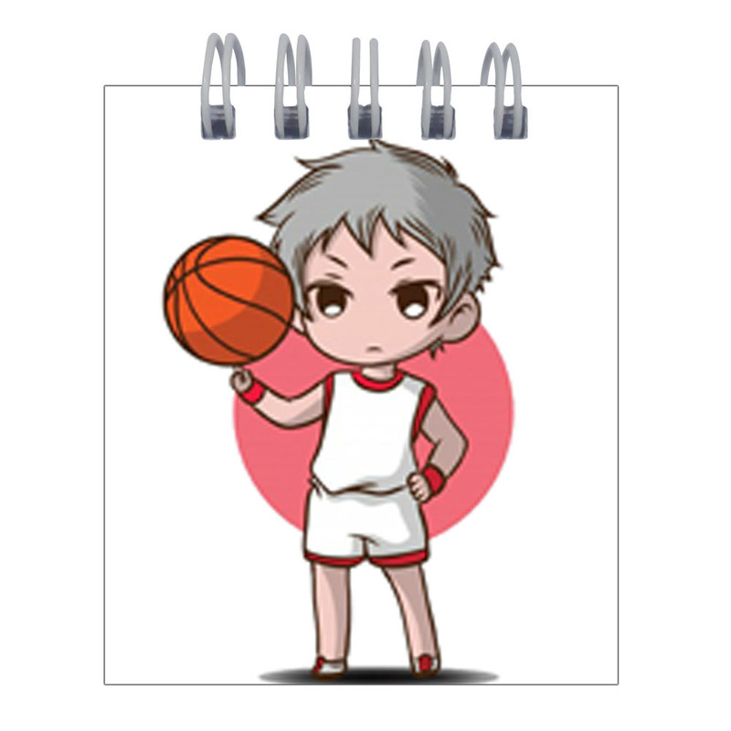 دفترچه یادداشت 50 برگ طرح پسر ورزشکار کد hc34 مجموعه 4 عددی