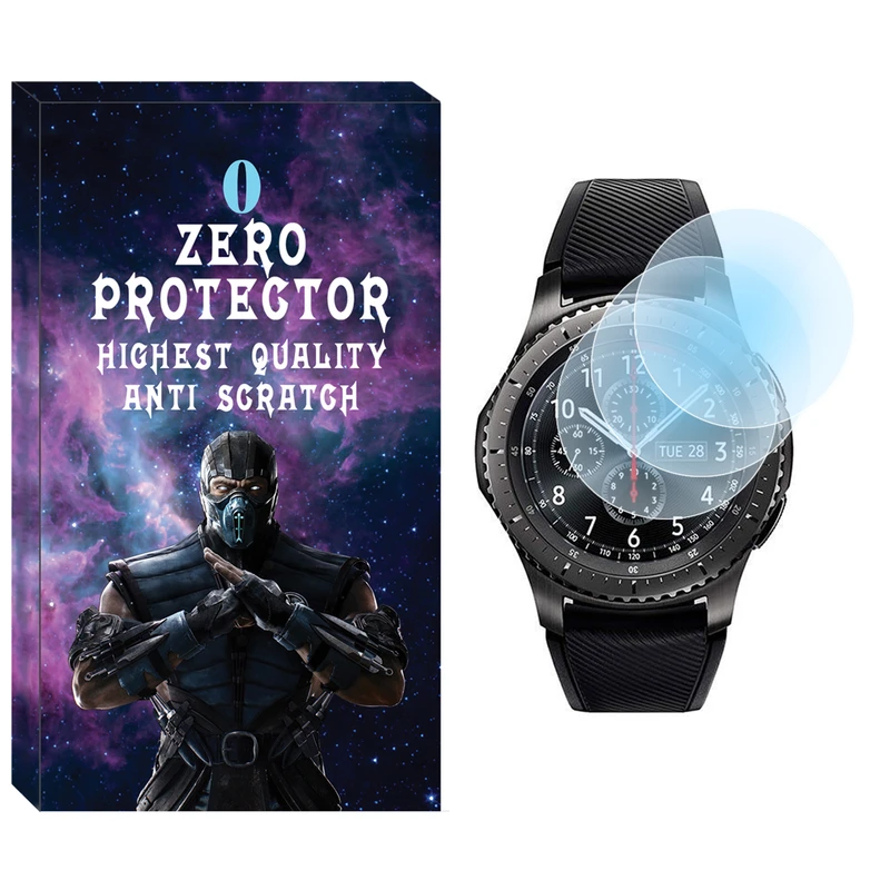 محافظ صفحه نمایش نانو زیرو مدل NZO مناسب برای ساعت هوشمند سامسونگ Galaxy Watch Gear S3 بسته سه عددی