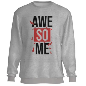 سویشرت مردانه طرح AWESOME مدل T039G