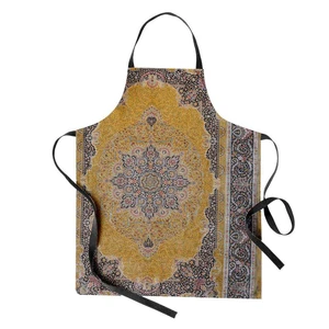 پیش بند آشپزخانه مدوپد طرح فرش قم ترنجی گل ریز مدل C-Ghom047