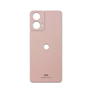 MAHOOT Rose-Gold-Leather Cover Sticker for Motorola Moto G24