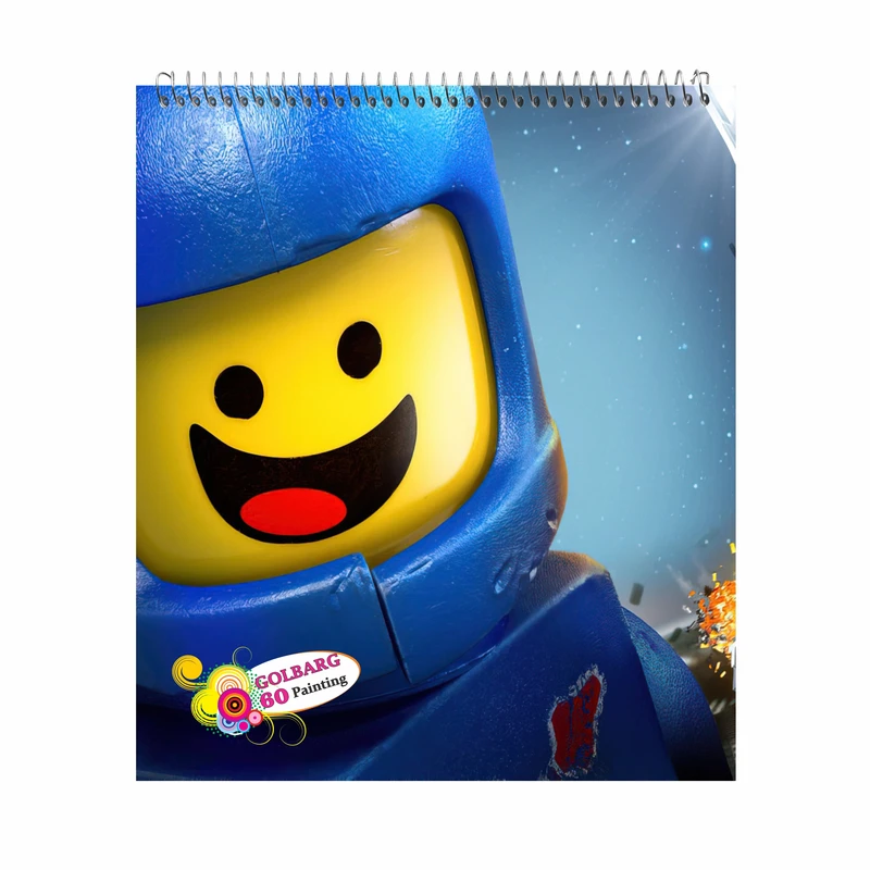 دفتر نقاشی 60 برگ گلبرگ طرح لگو کد  601319