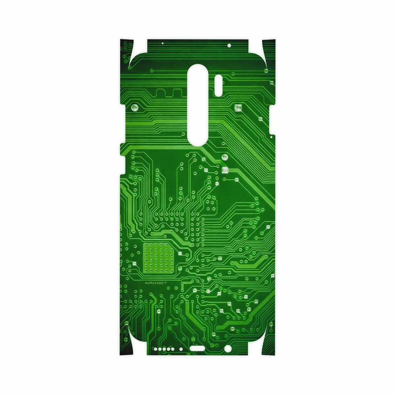برچسب پوششی ماهوت مدل Green Printed Circuit Board-FullSkin مناسب برای گوشی موبایل شیائومی Redmi Note 8 Pro