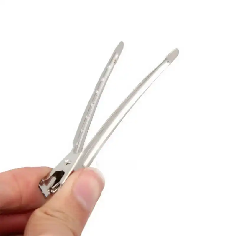 گیره مو زنانه مدل فلزی Y4-5 مجموعه 12 عددی