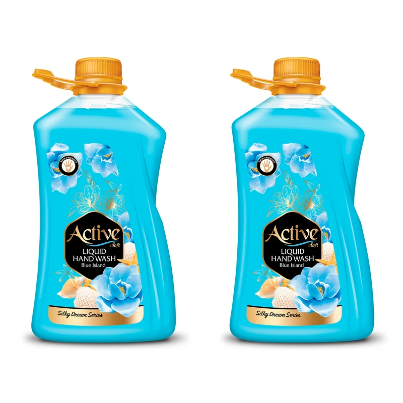 مایع دستشویی اکتیو مدل Island حجم 2500 میلی لیتر بسته 2 عددی