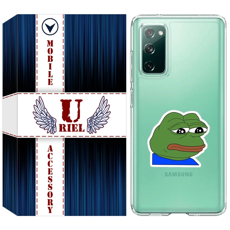 کاور یوریل مدل Clear کد 86 طرح قورباغه غمگین مناسب برای گوشی موبایل سامسونگ Galaxy S20 FE