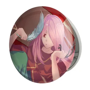 آینه جیبی خندالو طرح سوسی انیمه جادوگران کوچک Little Witch Academia مدل تاشو کد 22912 