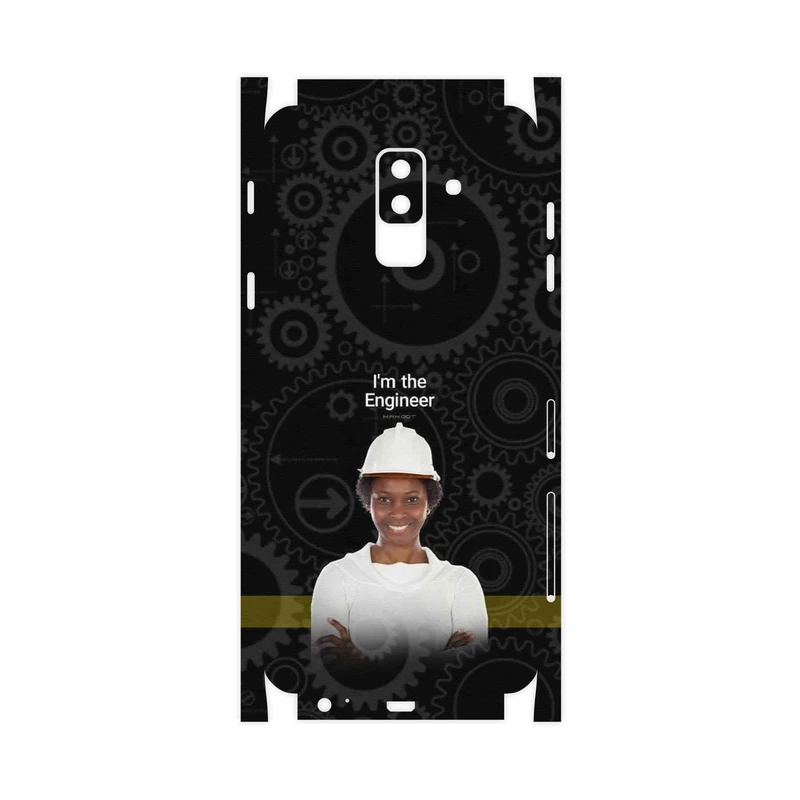 برچسب پوششی ماهوت مدل Engineer-FullSkin مناسب برای گوشی موبایل سامسونگ Galaxy A6 Plus 2018